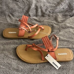 Sonoma Women's Sandals in Tan and Orange